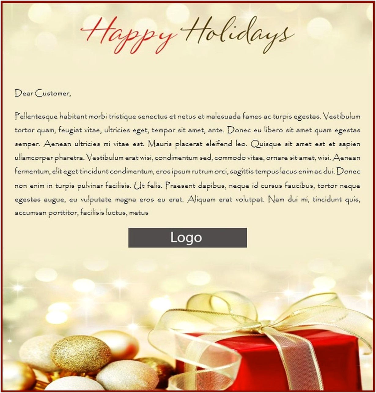 Free Christmas Templates For Outlook Emails