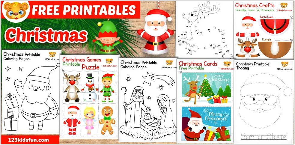Free Christmas Templates To Print For Kids