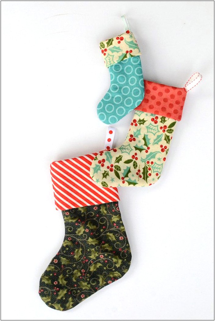 Free Christmas Tree Stocking Template For Sewing