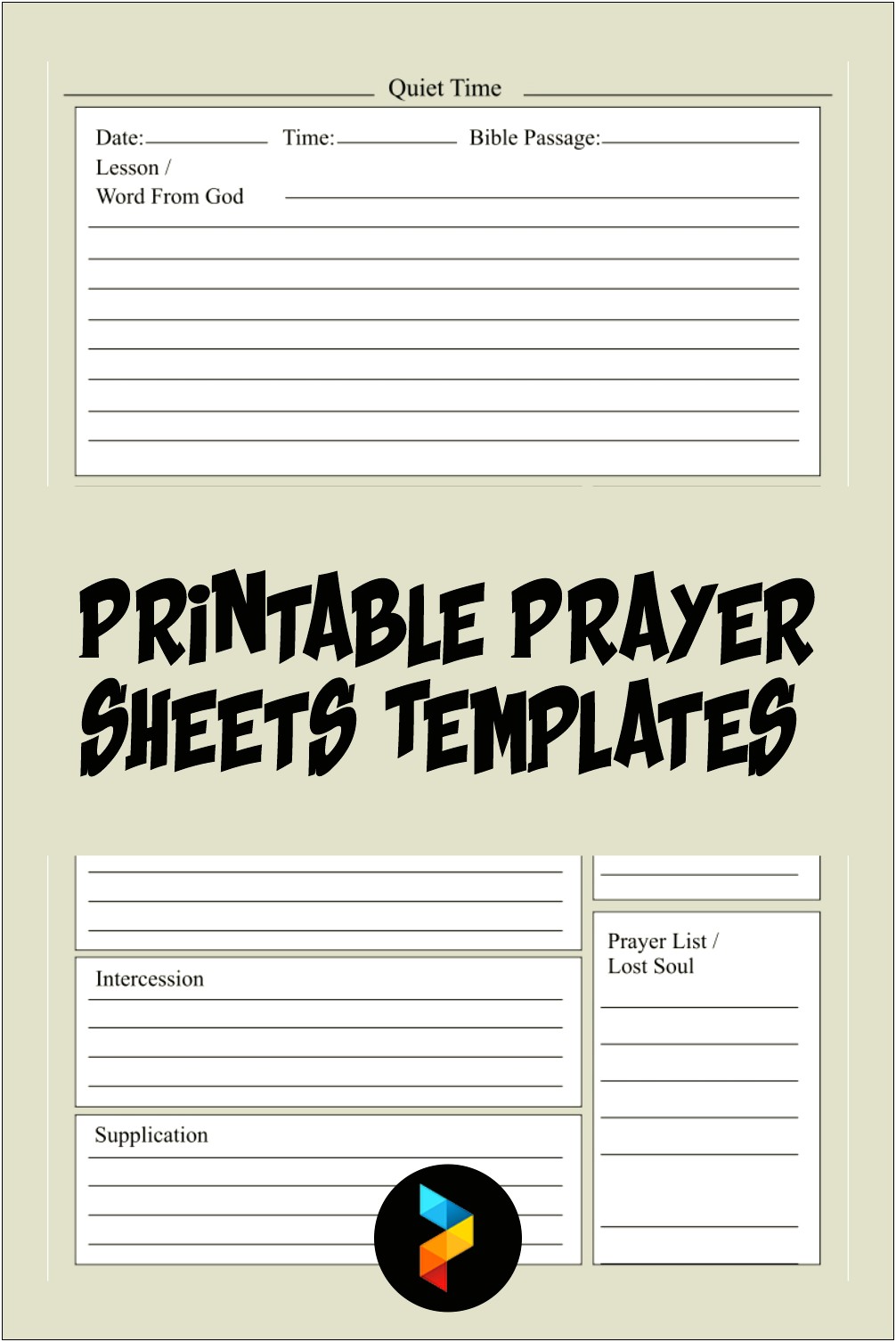 Free Church Prayer Request Card Template Doc