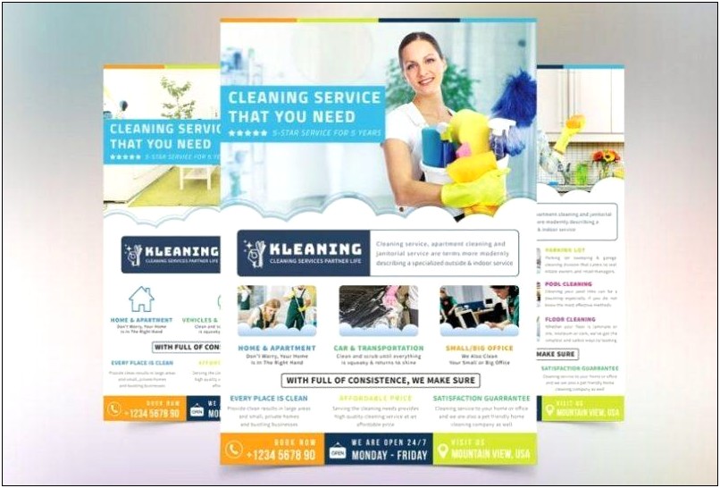 Free Cleaning Templates For Flyers Online