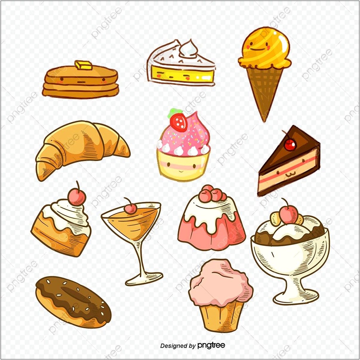 Free Clipart Templates For Vegan Desserts