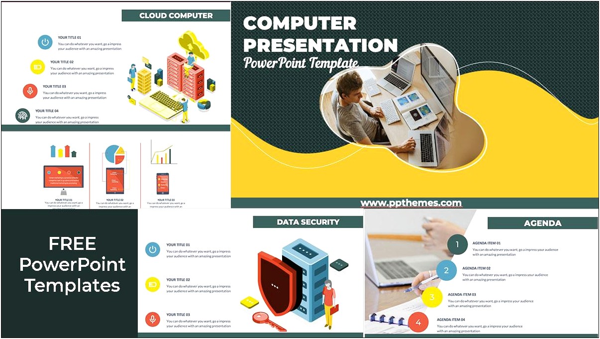 Free Cloud Computing Template For Powerpoint
