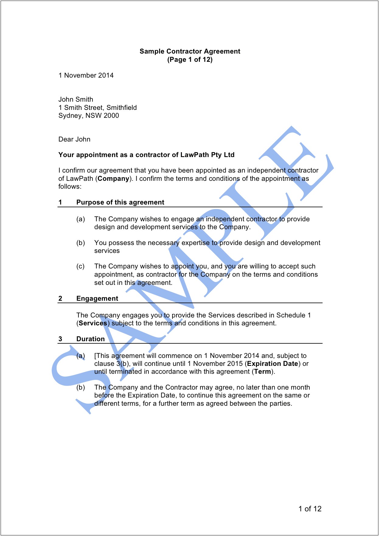 Free Co Ownership Agreement Template Australia