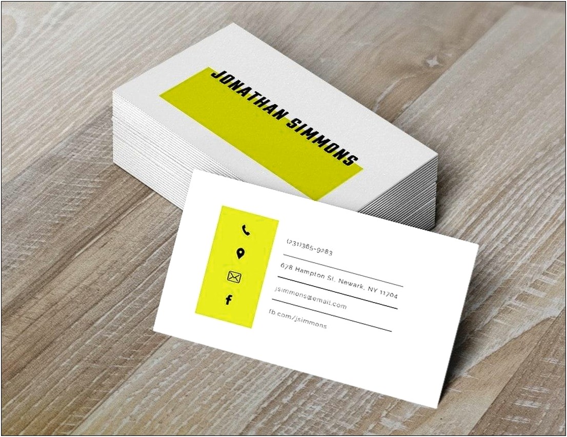 Free College Student Business Card Template Word Download