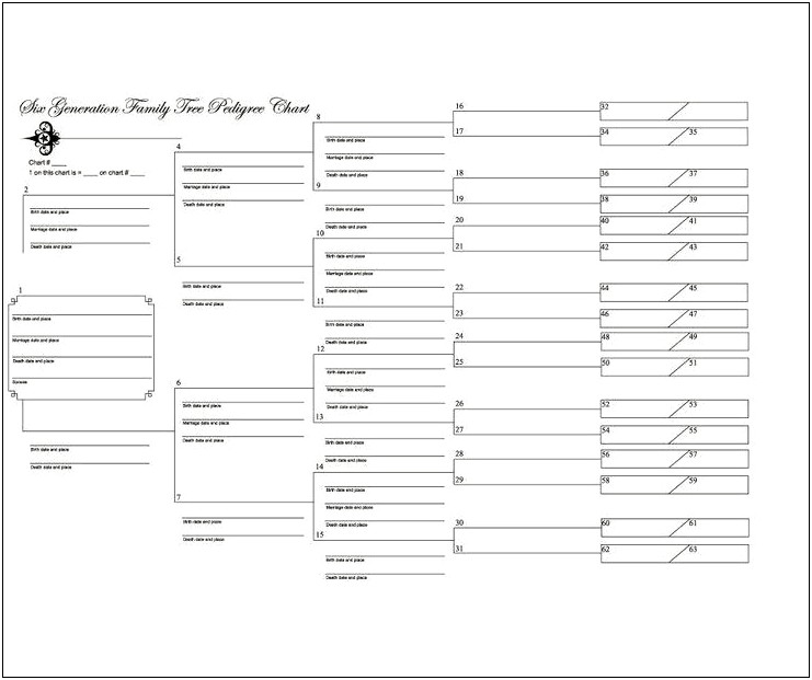 Free Color Family Tree Template Excel