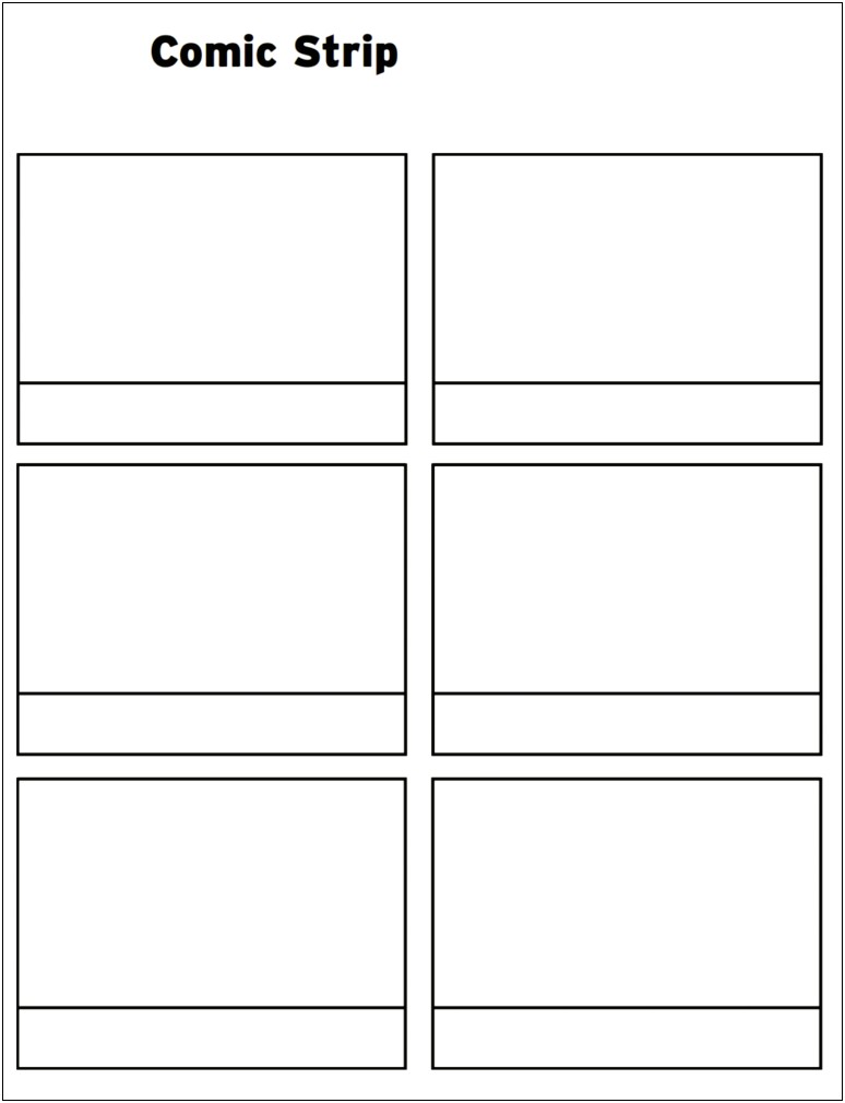 Free Comic Book Templates For Word