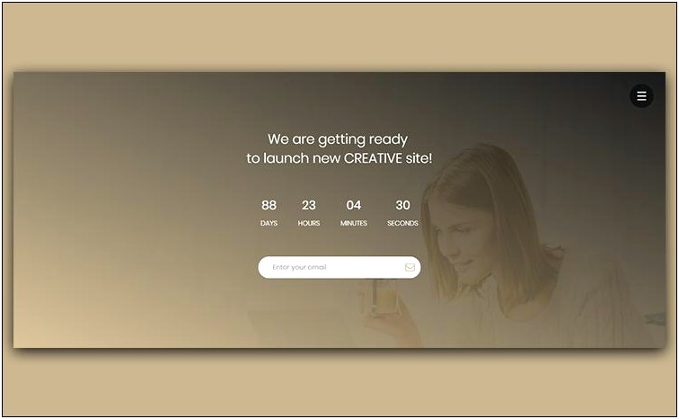 Free Coming Soon Template With Jquery Countdown