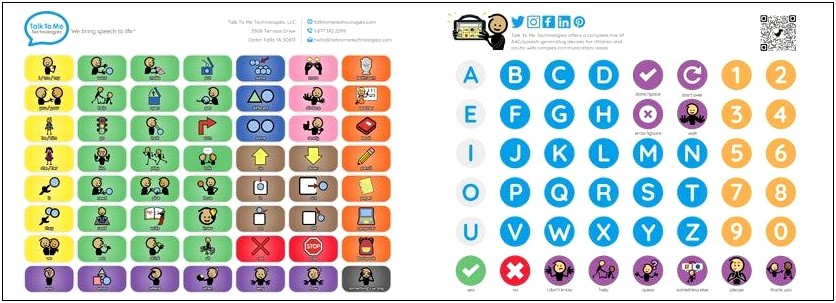 Free Communication Board Templates For Adults