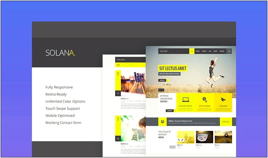 Free Communications Html5 Responsive Templates 2018