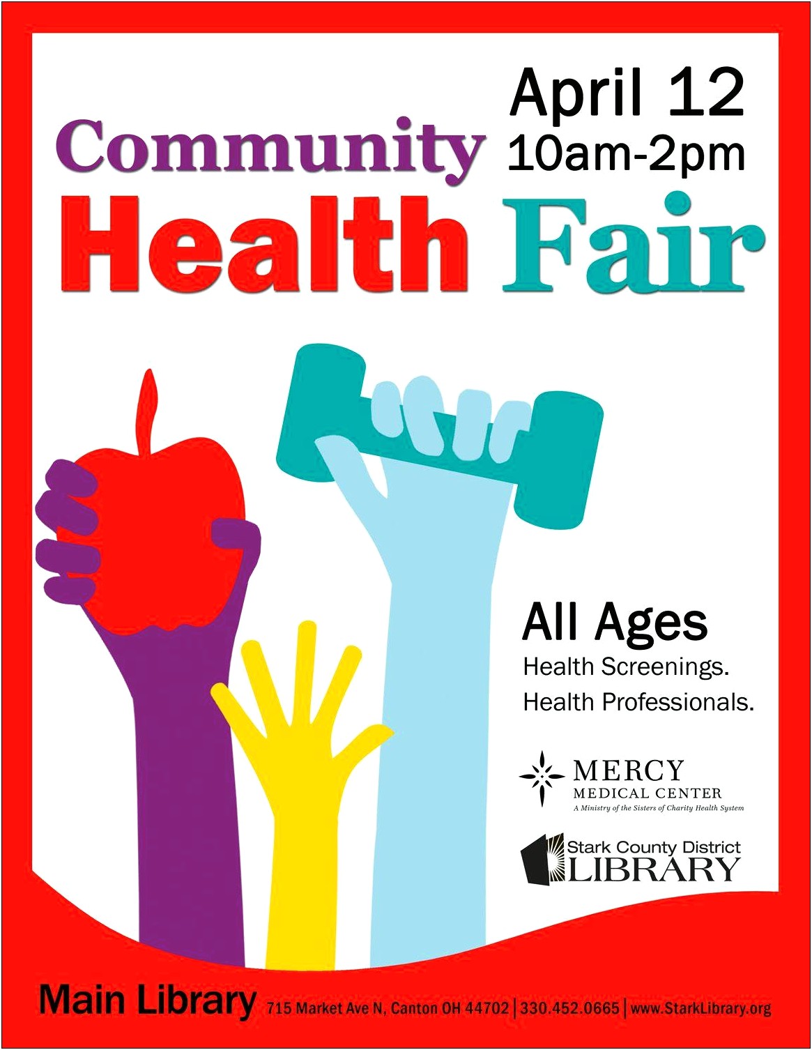 Free Community Health Fair Flyer Template