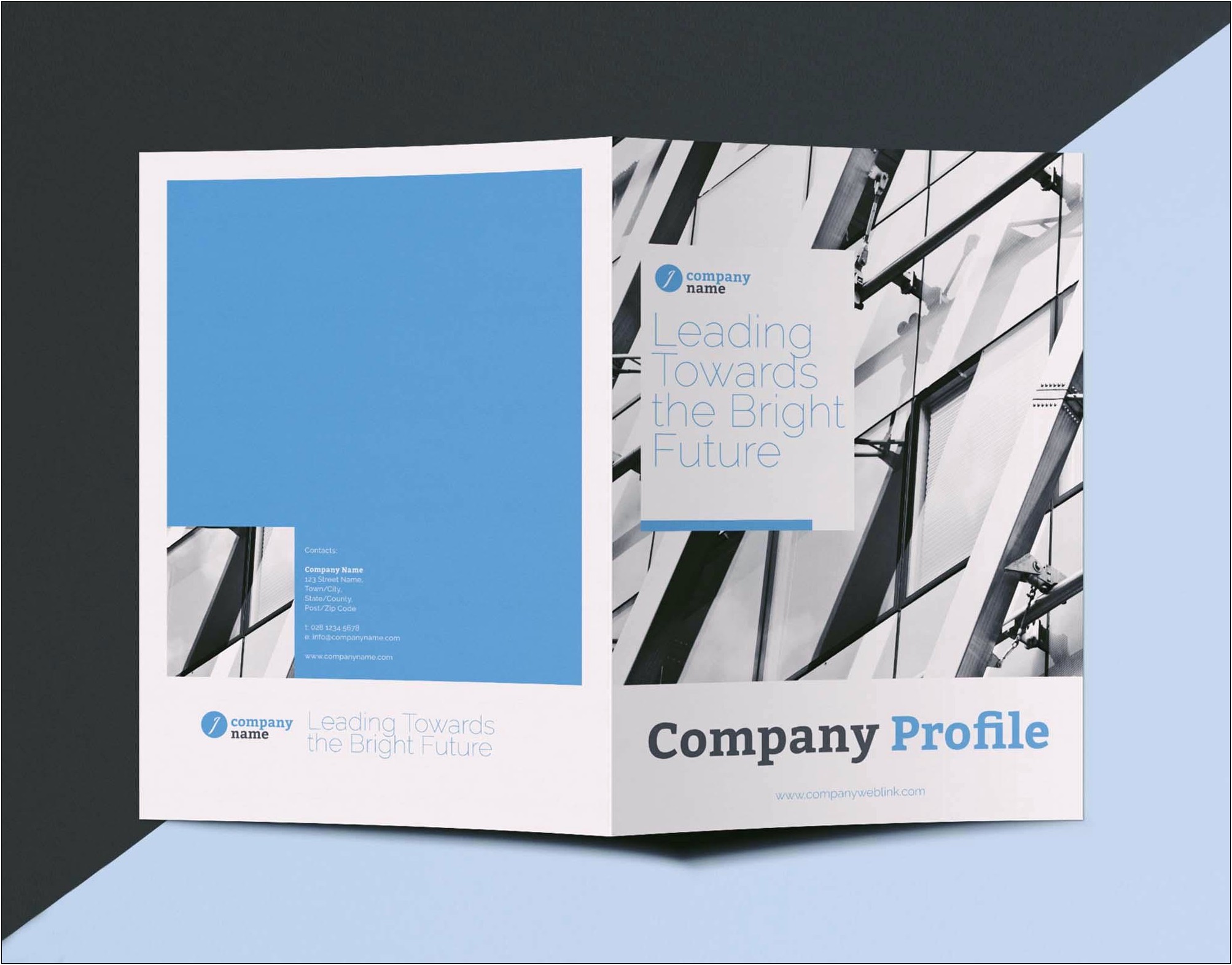 Free Company Profile Brochure Psd Templates