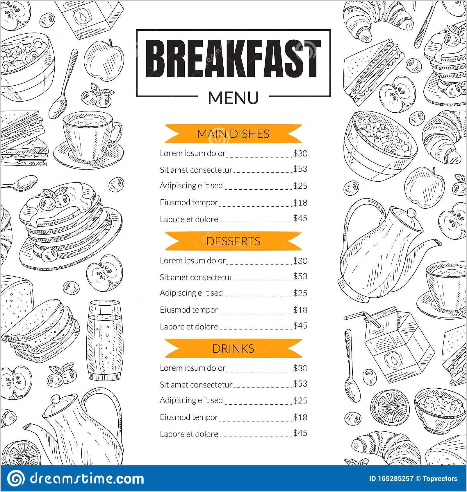 Free Concession Stand Menu Template Download