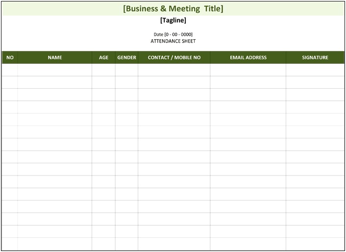 Free Conference Planning Checklist Template Excel