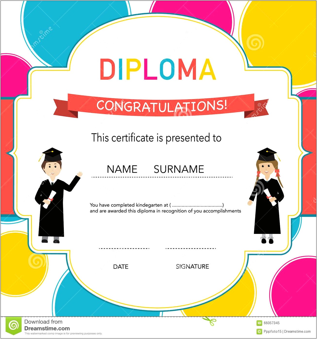 Free Congratulations Certificate Template For Kids