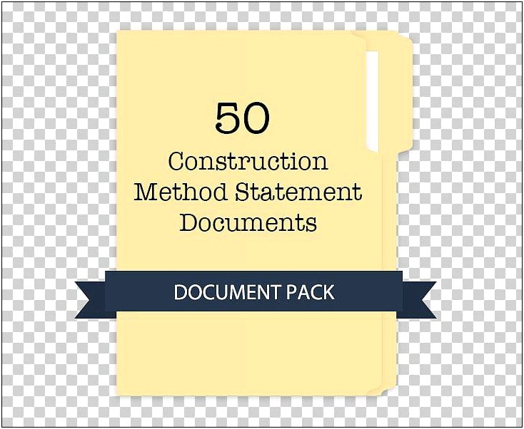 Free Construction Method Statement Template Doc