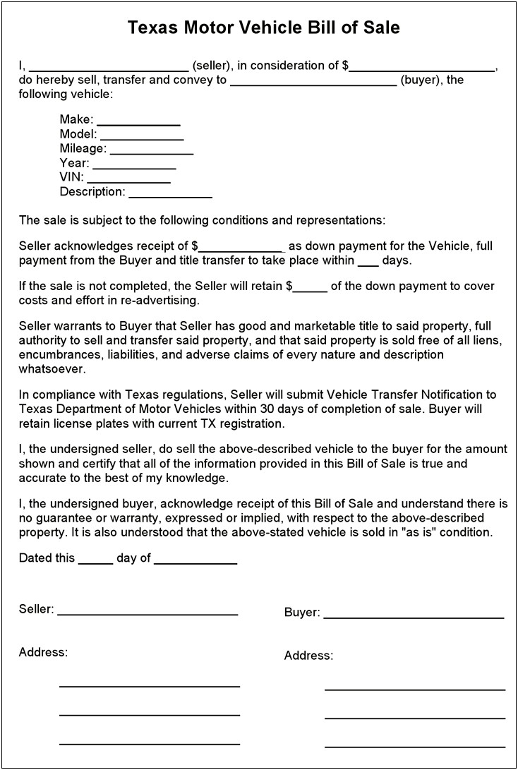 Free Contract Template For Selling A Business