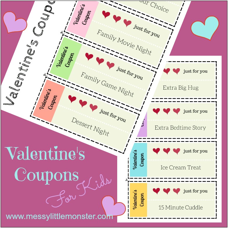 Free Coupon Book Template For Kids