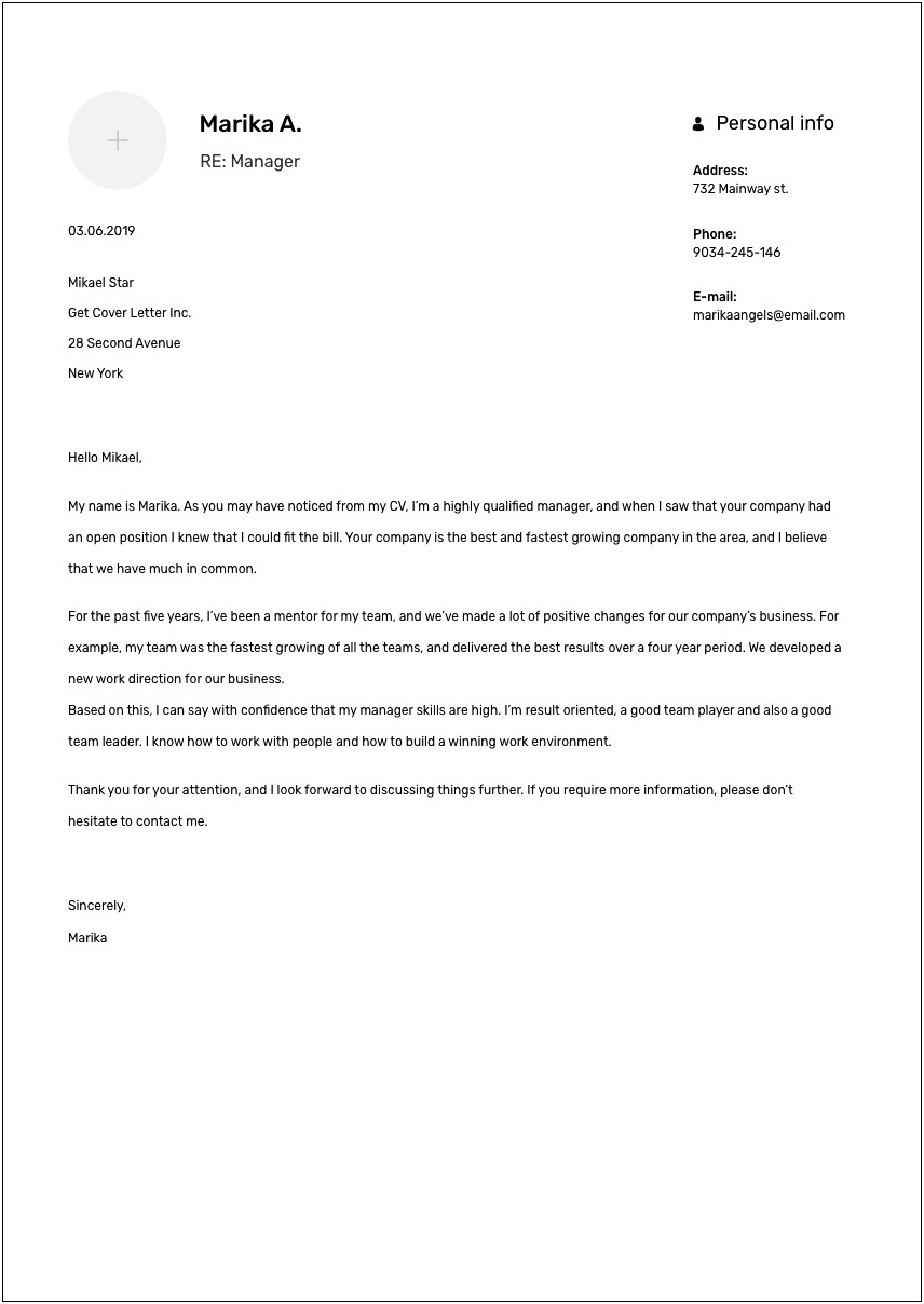 Free Cover Letter For Post Office Template