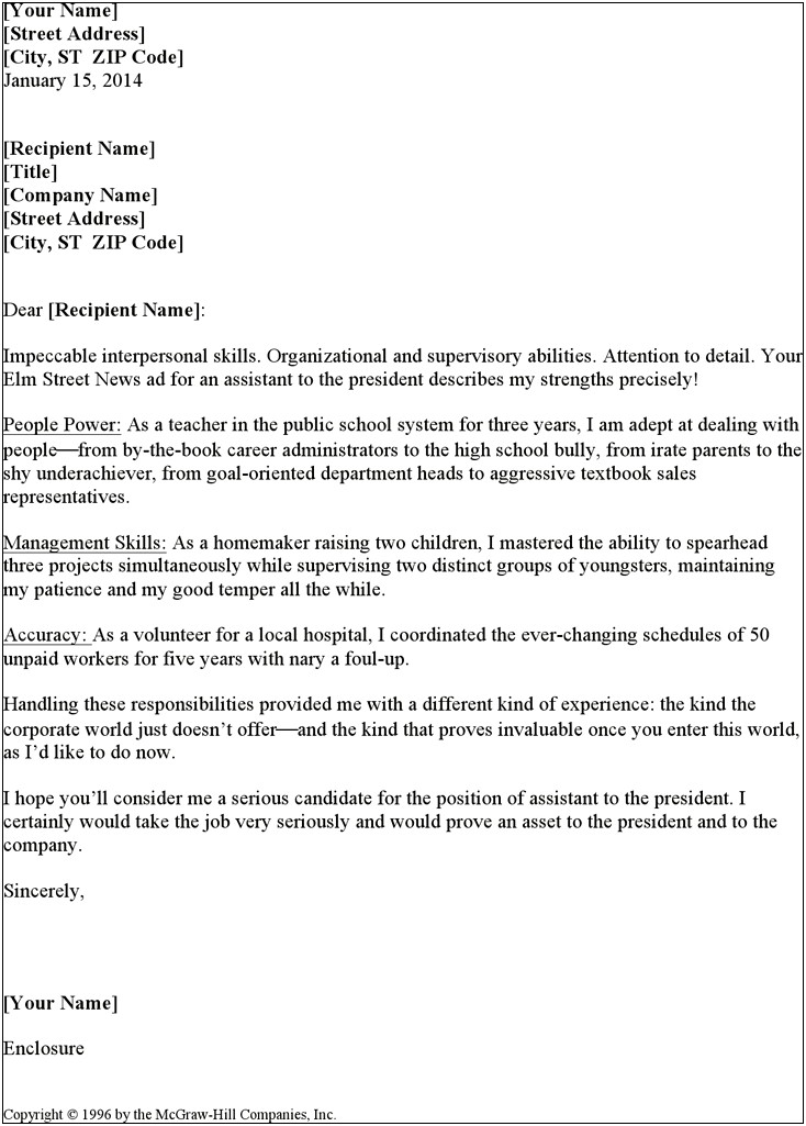 Free Cover Letter Template For Administrative Assistant