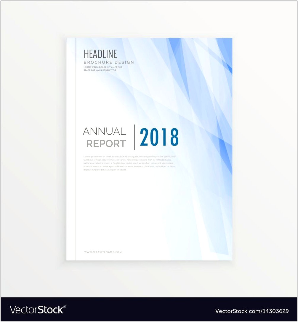 Free Cover Page Templates For Reports