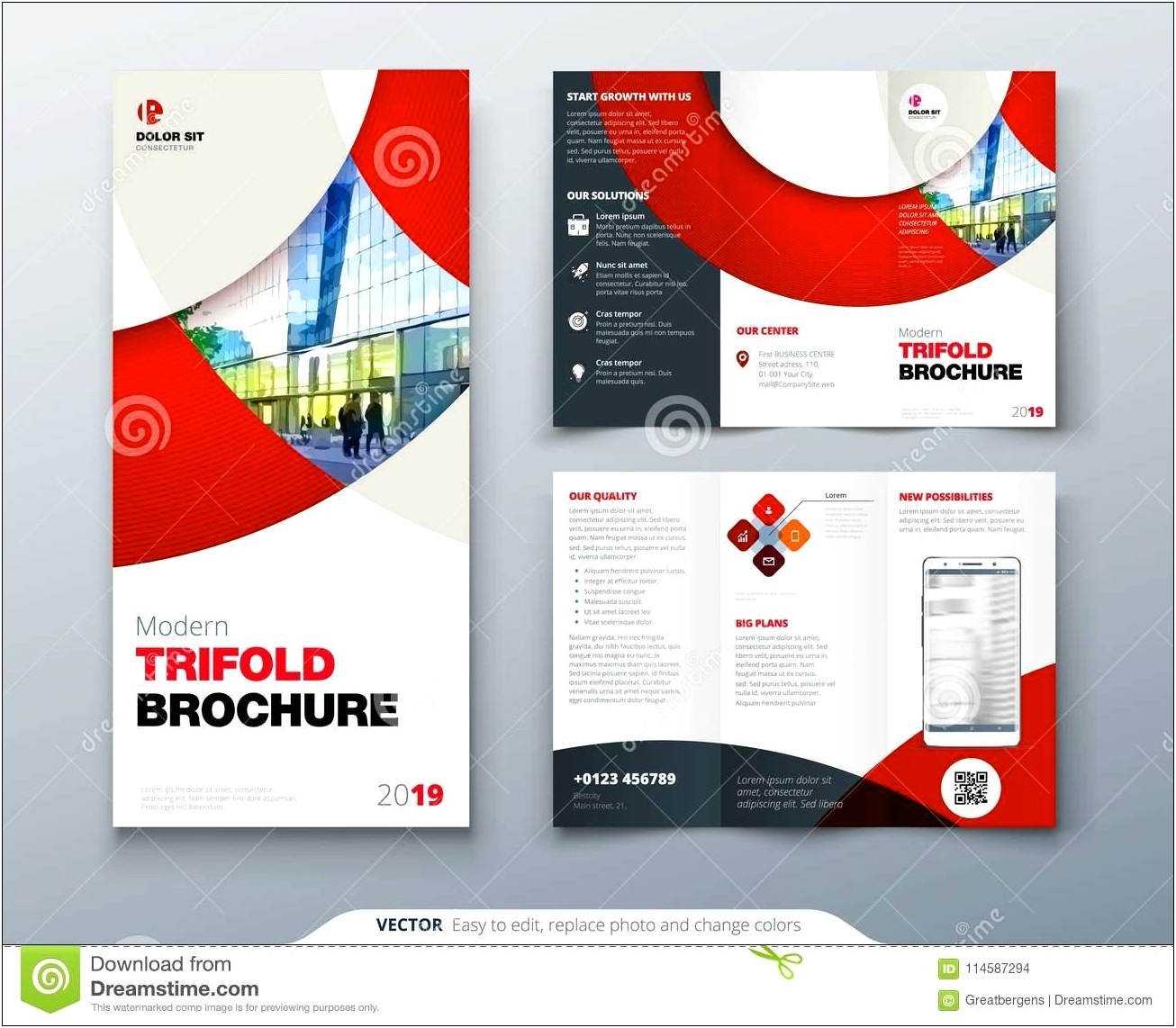 Free Creative Tri Fold Brochure Templates