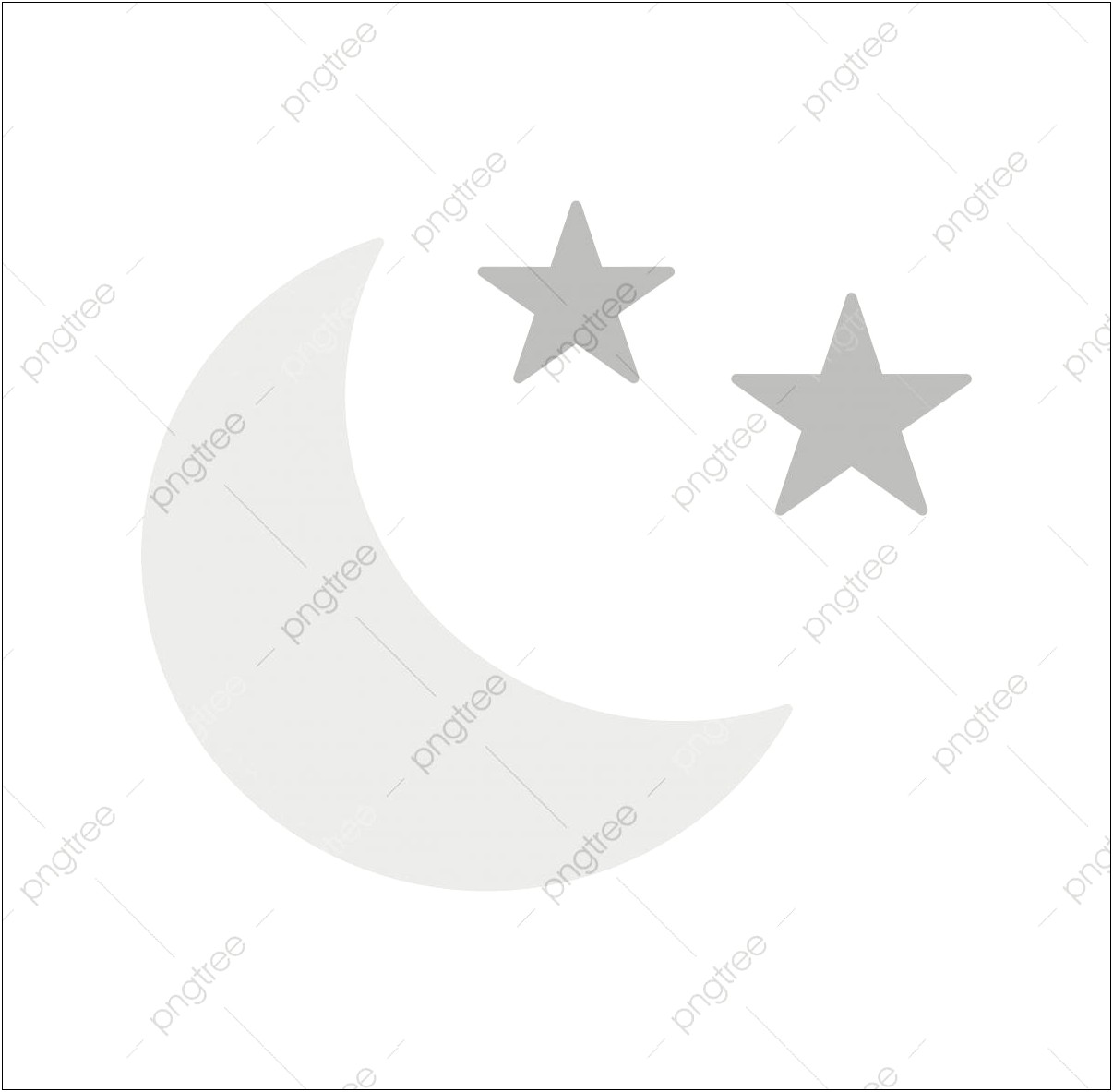 Free Crescent Moon And Star Template