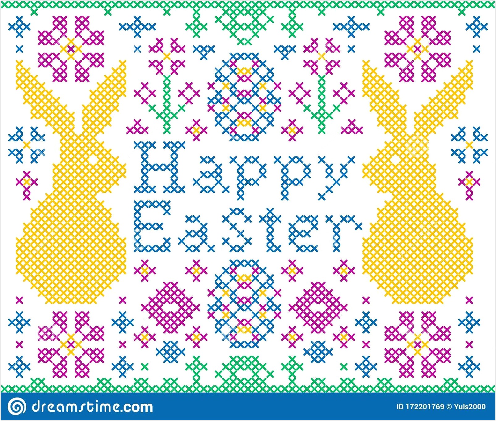 Free Cross Stitch Templates For Easter Eggs