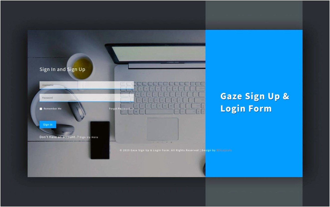 Free Css Template Download Login Page