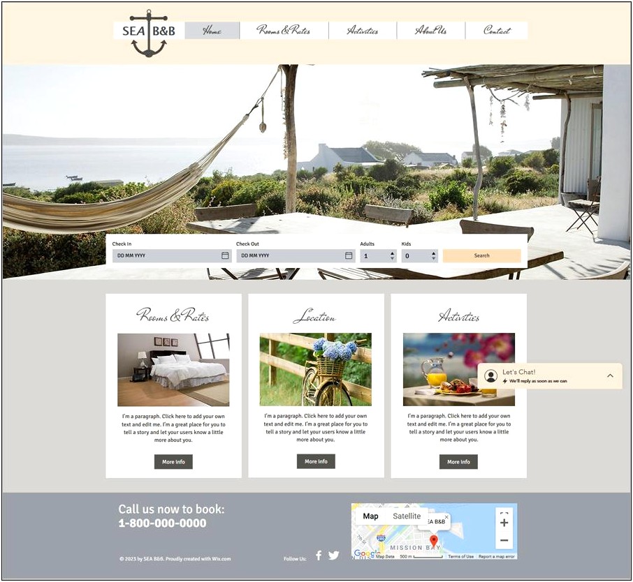 Free Css Template For Hotel Booking