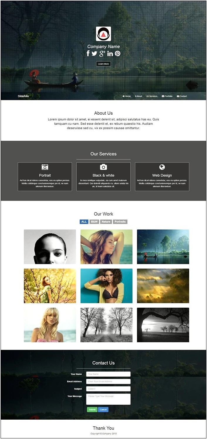 Free Css Templates Html5 With Picture Slideshow