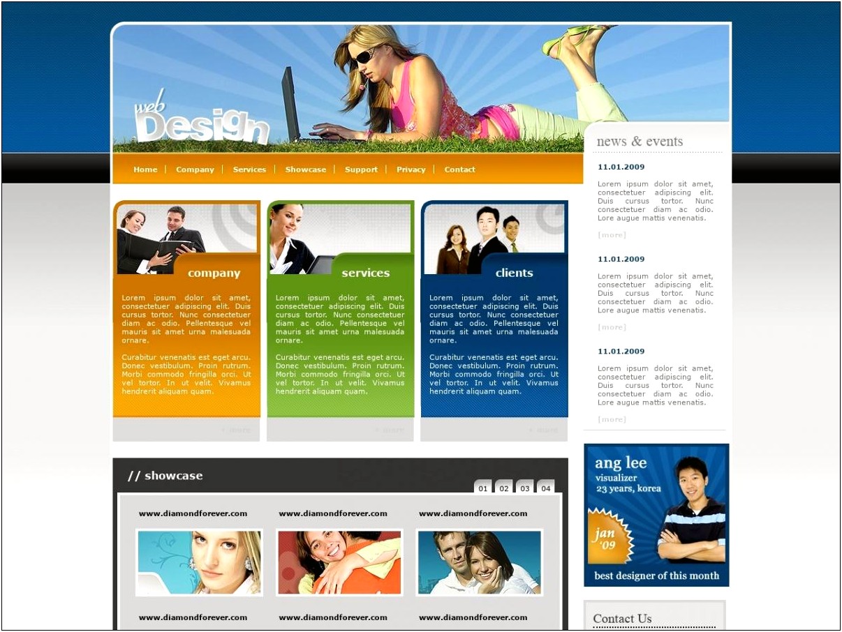 Free Css Web Templates For Business