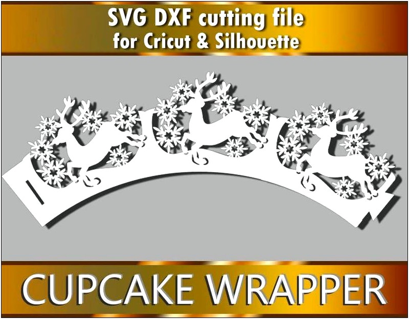 Free Cupcake Wrapper Template For Cricut