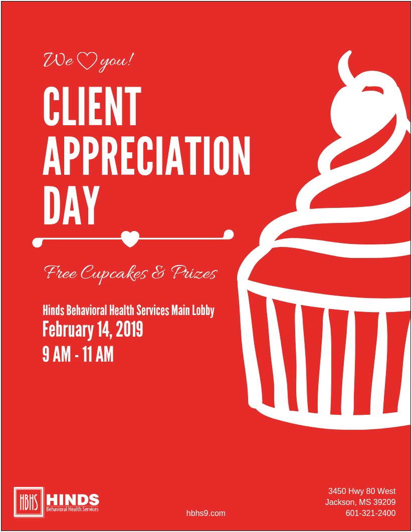 Free Customer Appreciation Day Flyer Template