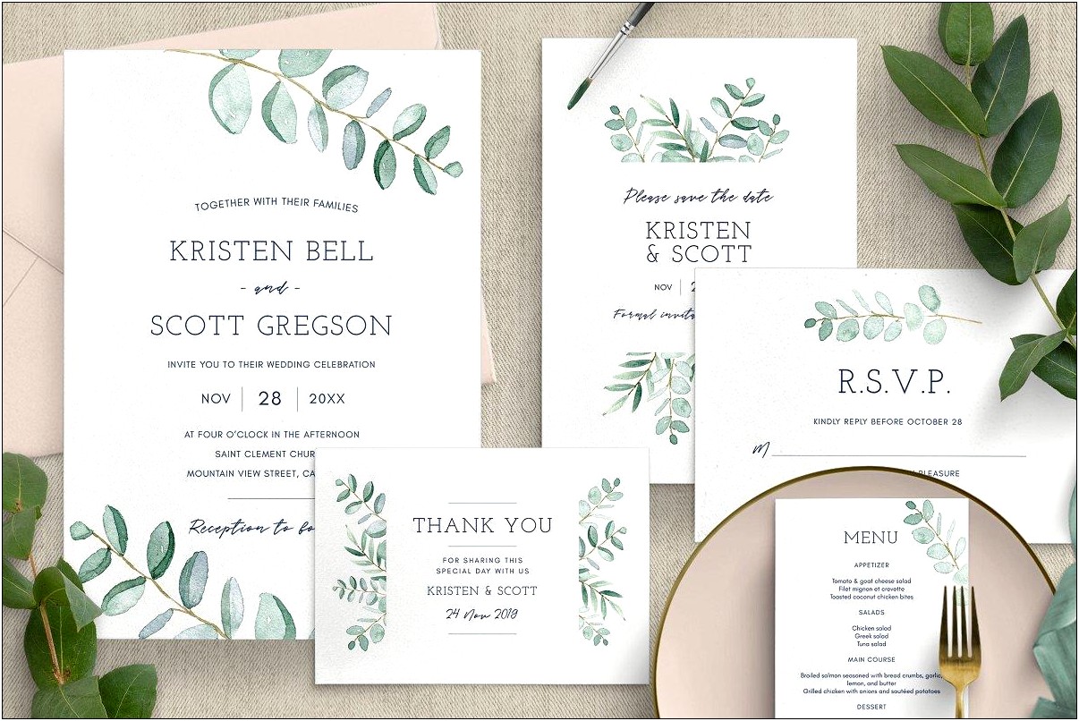 Free Customizable Save The Date Templates Rustic Wedding