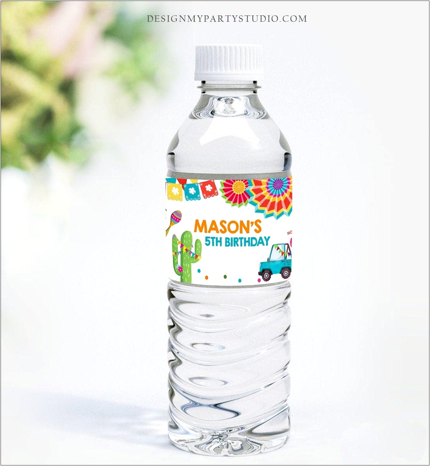 Free Customize Printable Water Bottle Labels Template