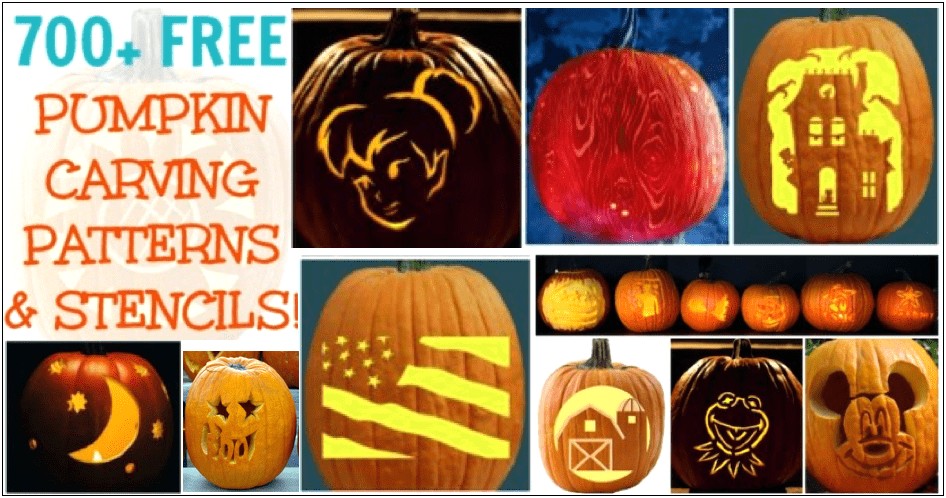 Free Cute Pumpkin Carving Patterns Templates