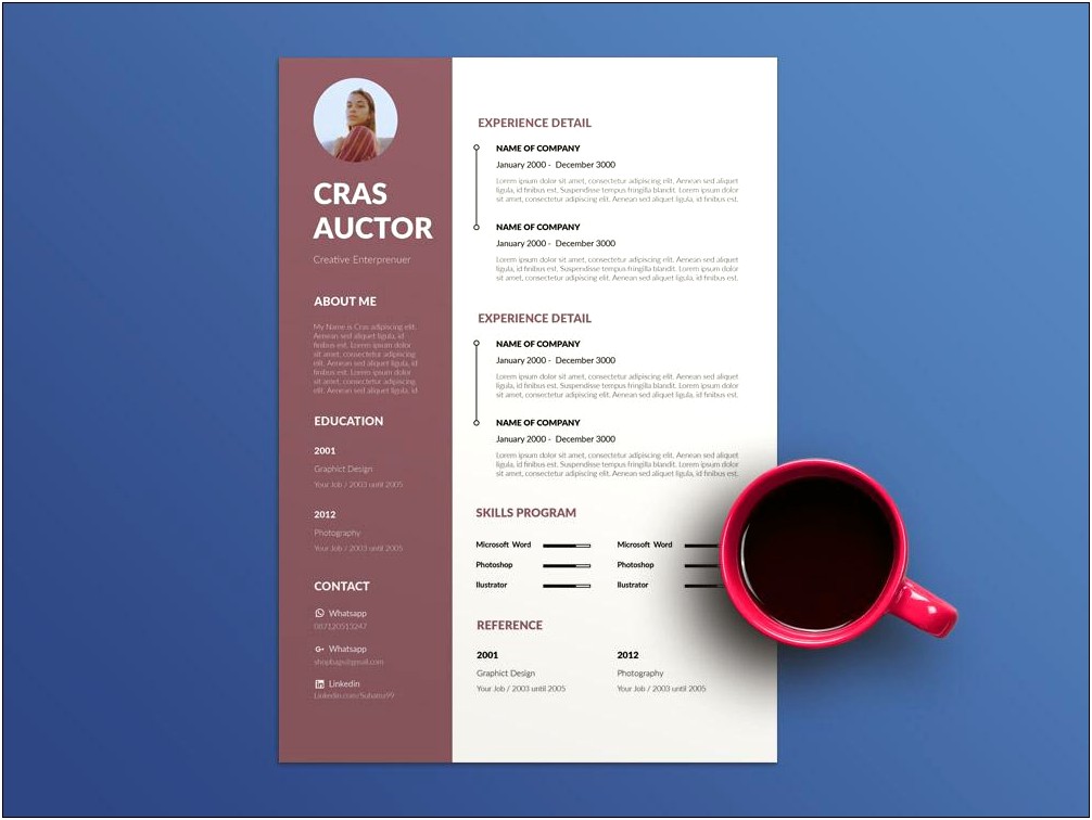 Free Cv Template Download Word 2003