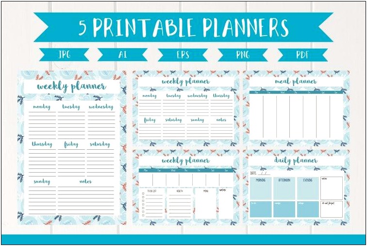 Free Daily Planner Templates For Excel