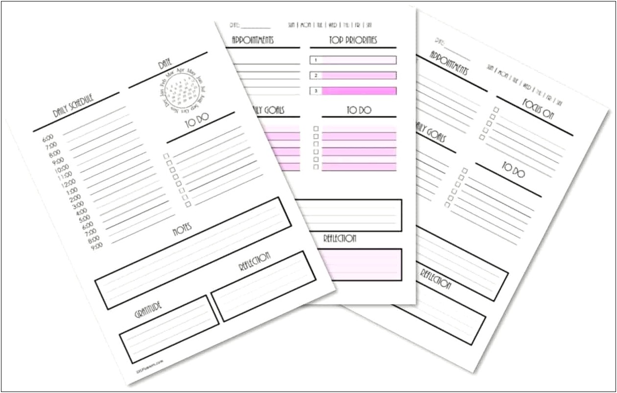 Free Daily Task List Template For Work