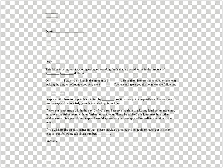 Free Demand Letter Template For Attorney