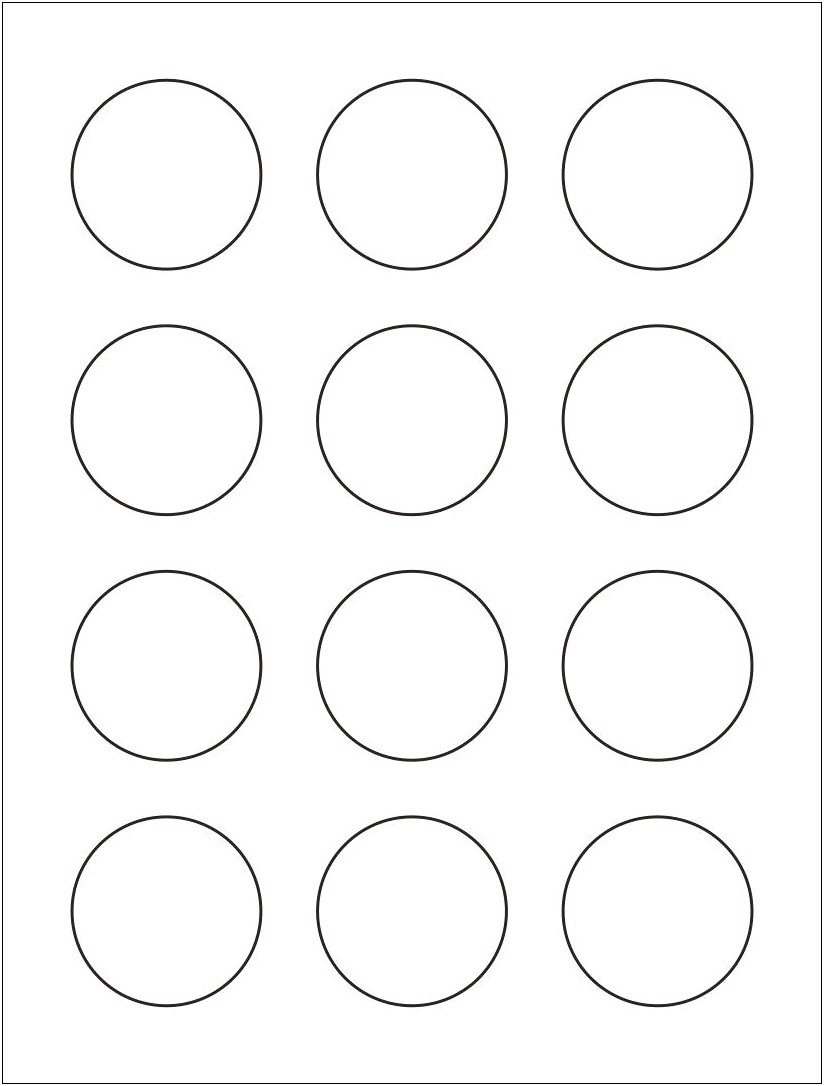Free Design 3 Inch Circle Template Printable