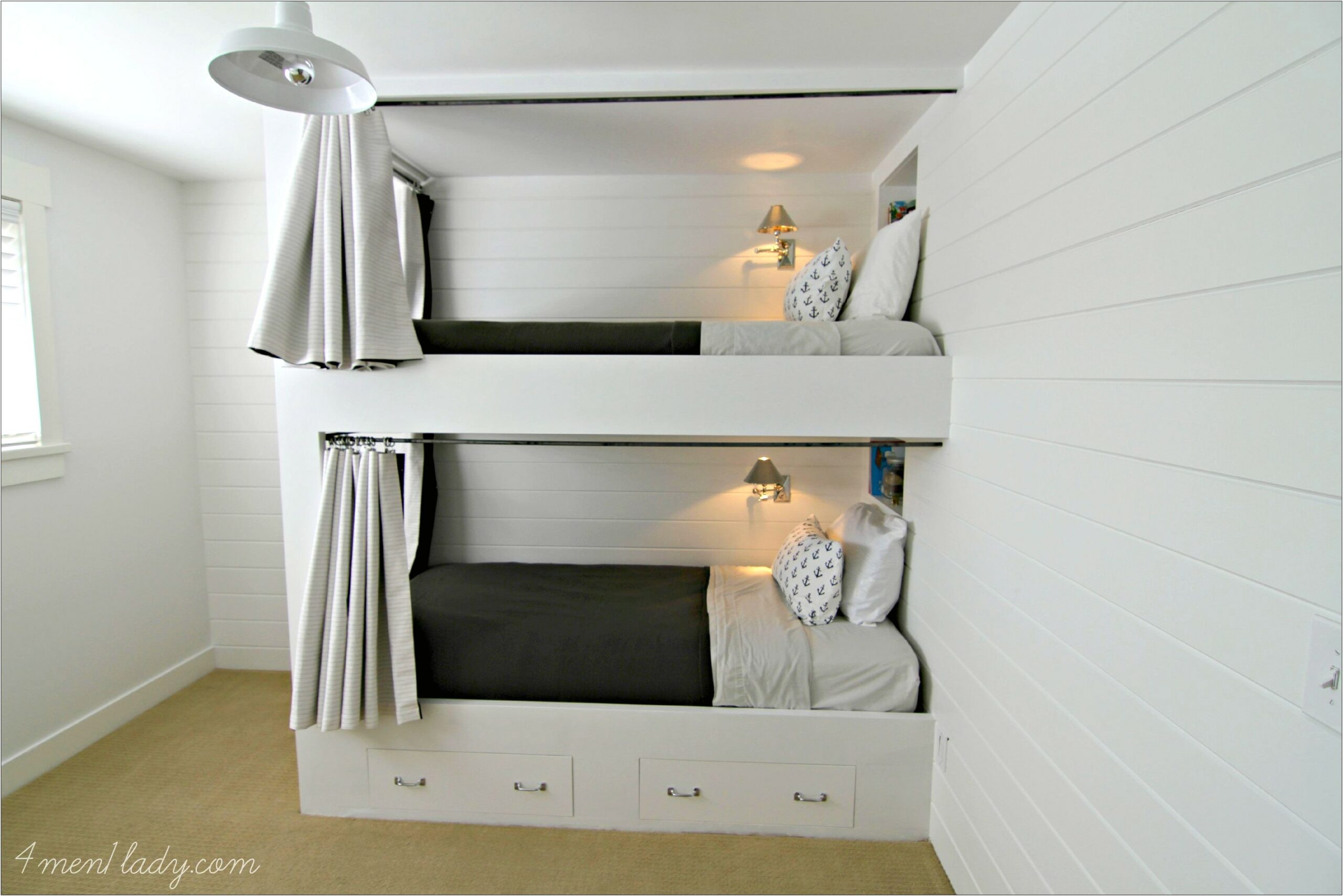 Free Design Templates For Built In Bunk Bed