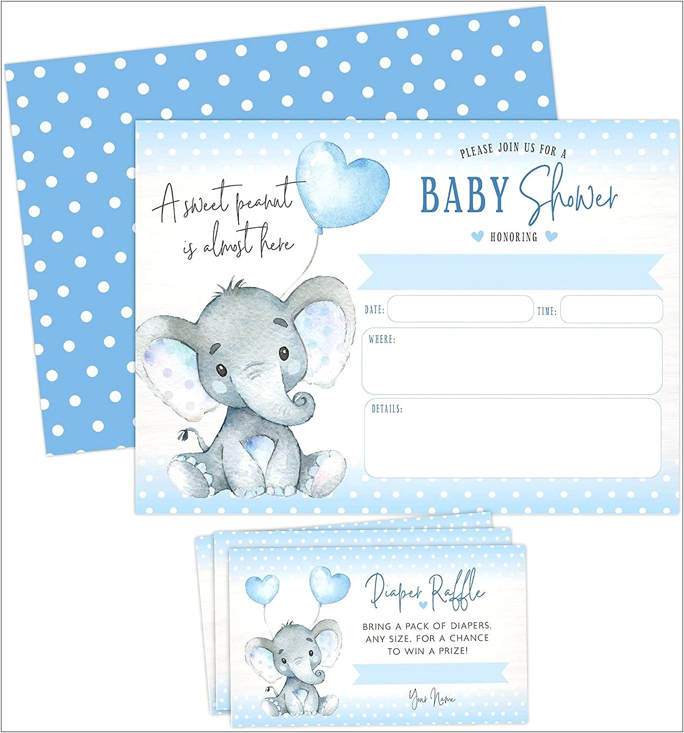 Free Diaper Template For Baby Shower Invitation