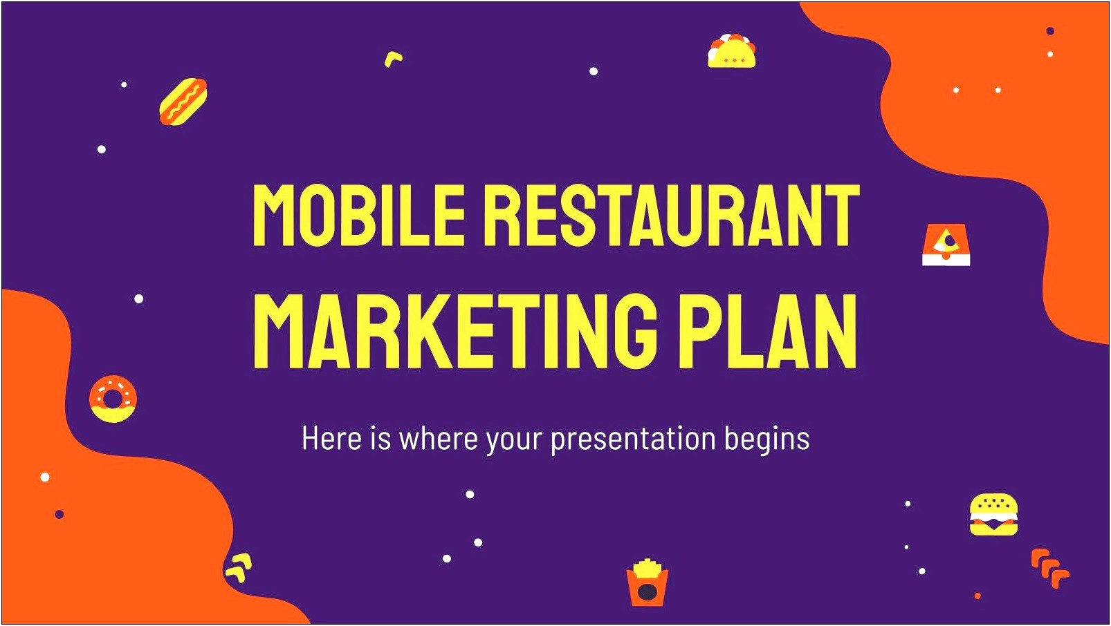 Free Digital Marketing Proposal Template For Restaurant