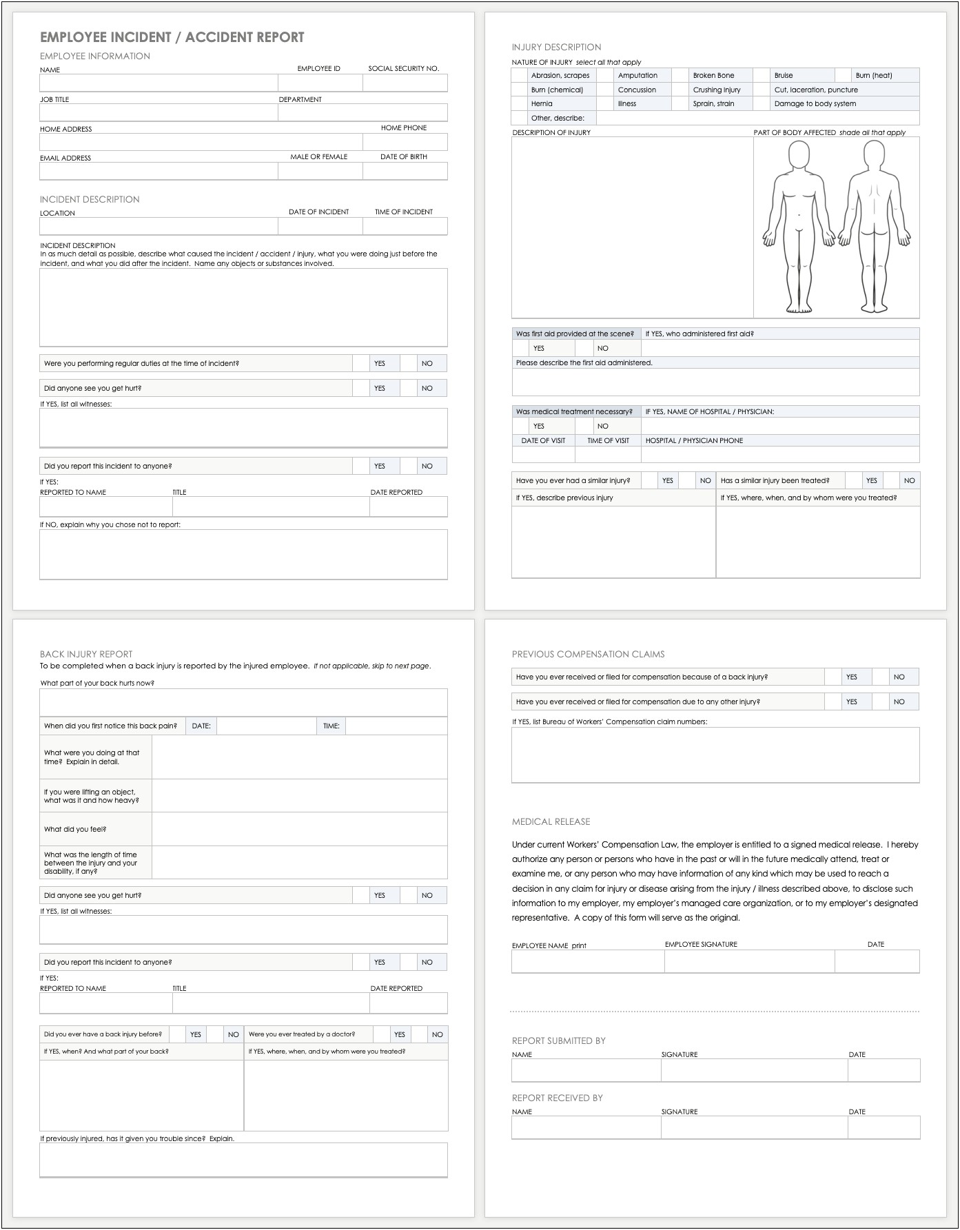 Free Doctor Restrictions Note Template For Work Injury