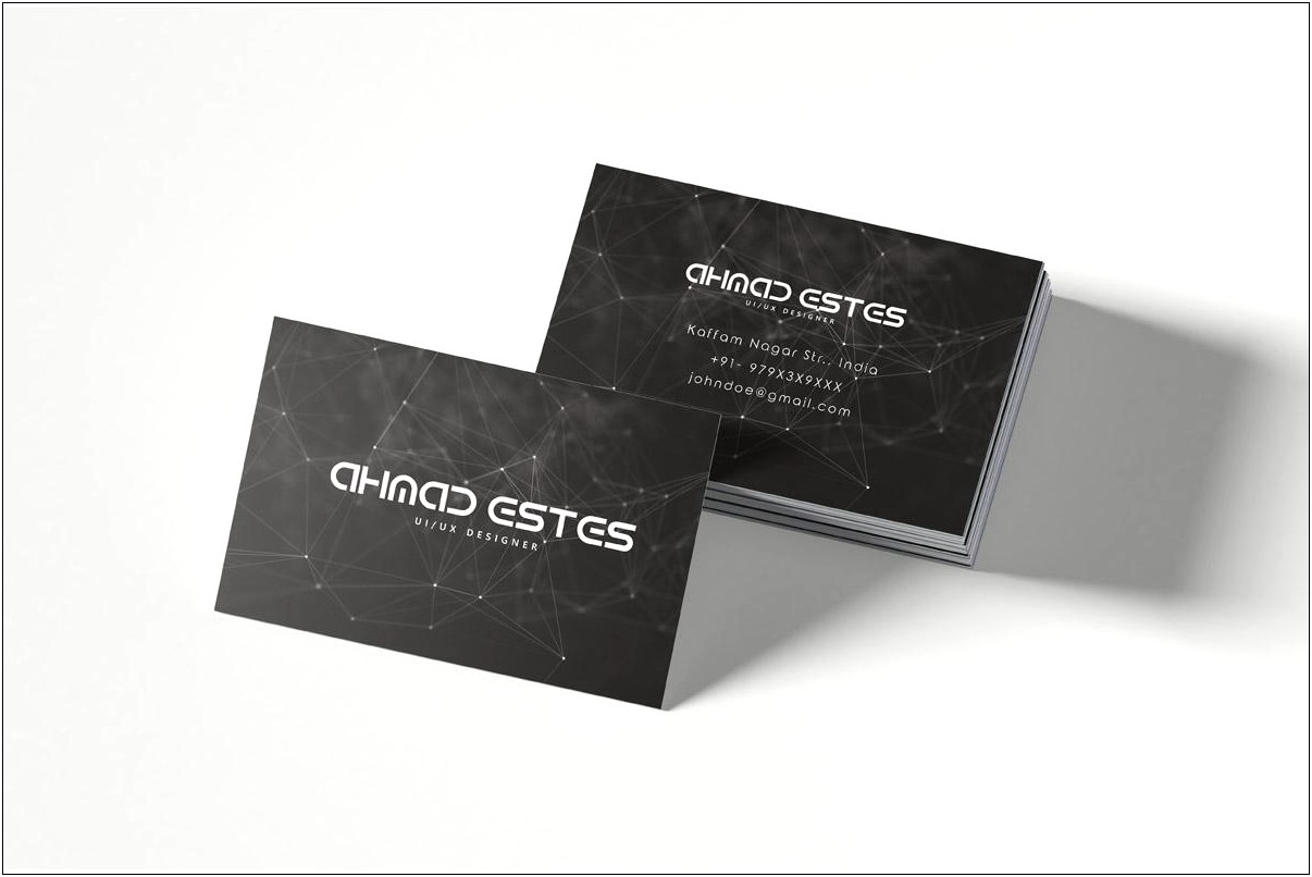 Free Double Sided Business Card Template Word