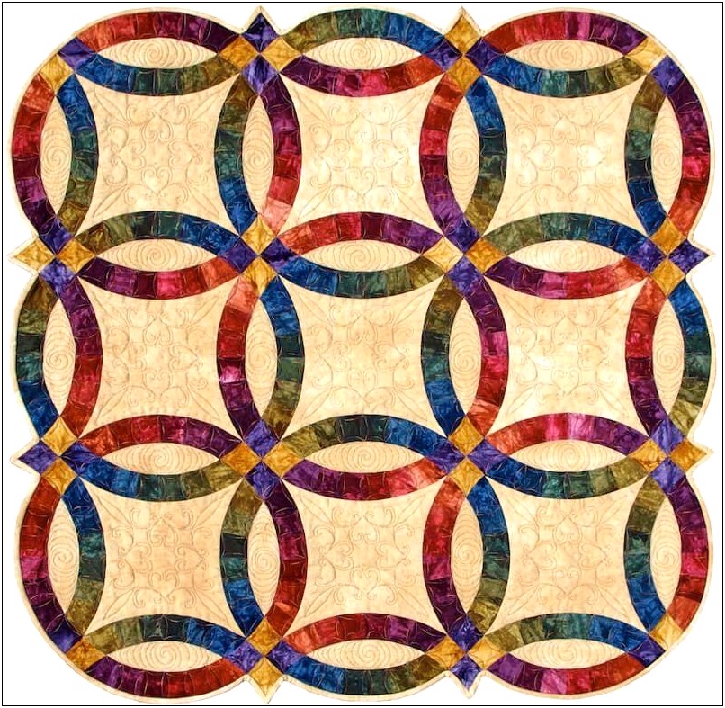 Free Double Wedding Ring Quilt Pattern Templates