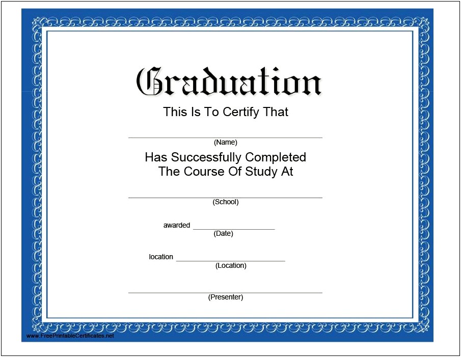 Free Down Load Theology Honorable Degree Certificate Templates