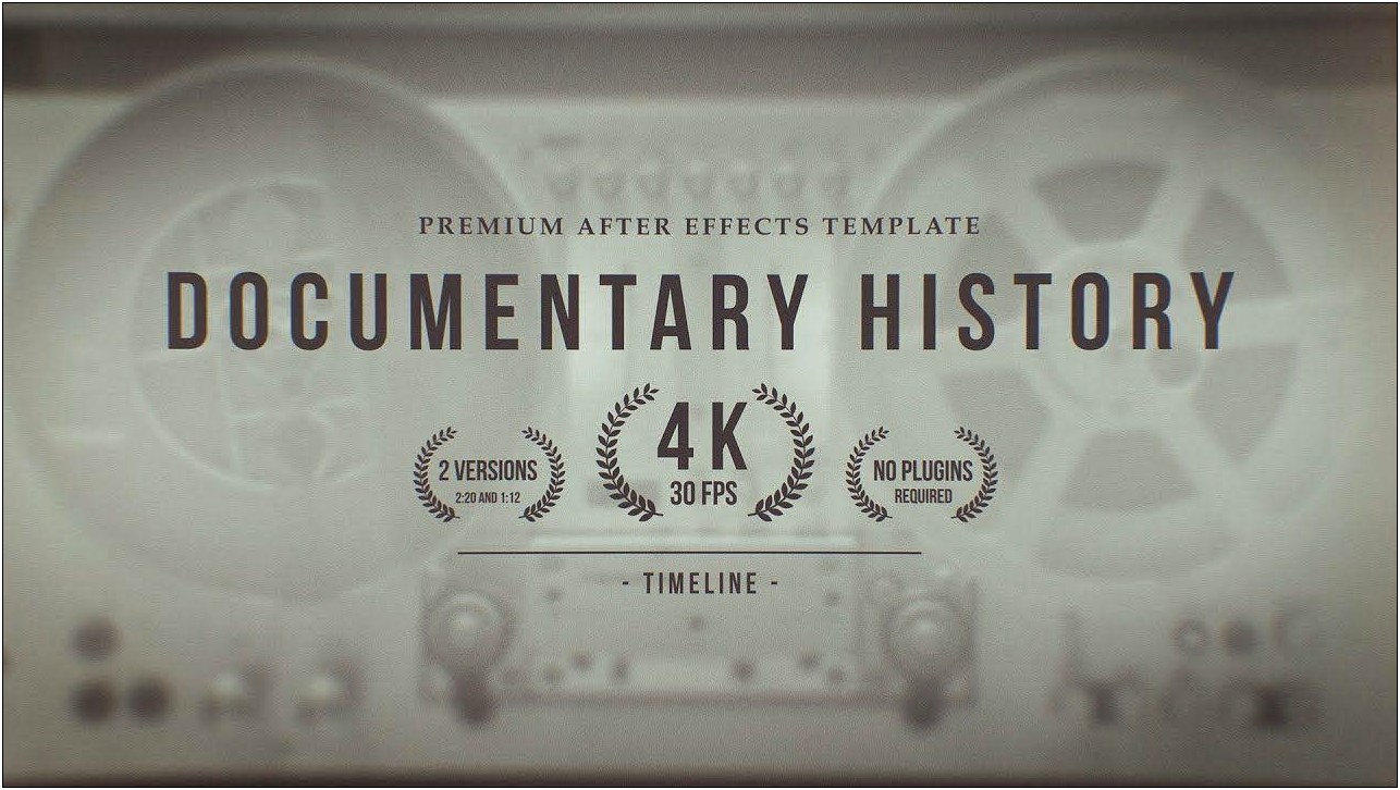 Free Download After Effects Timeline Templates